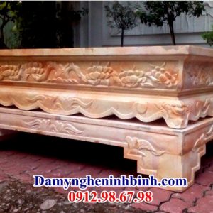Chậu bể cảnh đá vàng 23