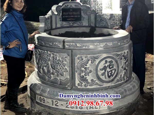 Lăng mộ đá tròn đẹp 50