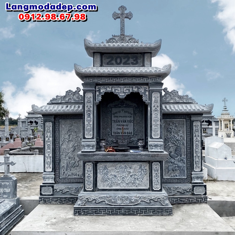 Lăng Thờ Đá - Long Đình Đá - Kỳ Đài Đá Công Giáo Đẹp