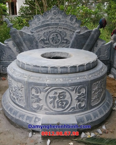 Báo giá mộ tròn đá NB 06