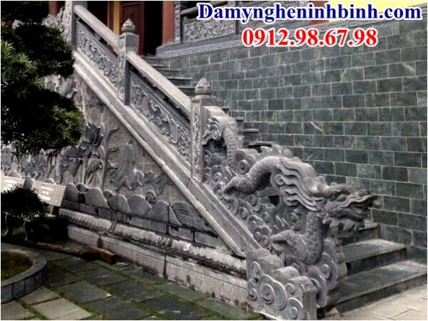 Rồng bậc thềm đình chùa 38