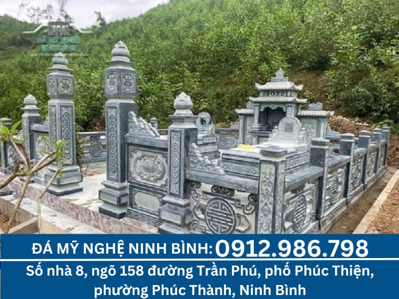 Đá xanh đen phổ biến nhất trong chế tác lăng mộ