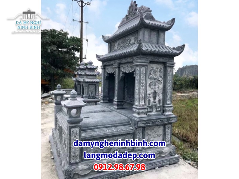 mẫu mộ đá đôi mẫu mộ đá đôi