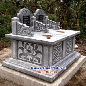 mẫu mộ đôi đá đẹp