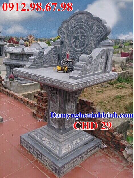 xây cây hương ngoài trời